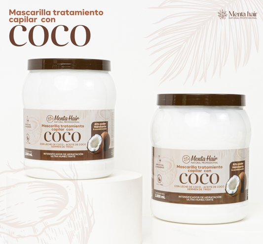 Mascarilla Tratamiento Capilar Con Coco X2.000ml