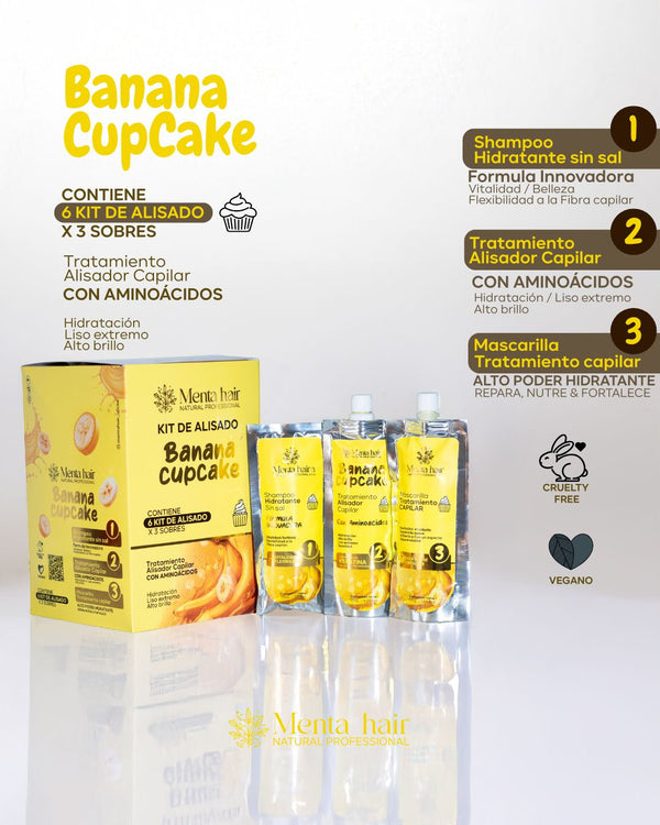 Caja X6 Kit Banana Cupcake X90ml
